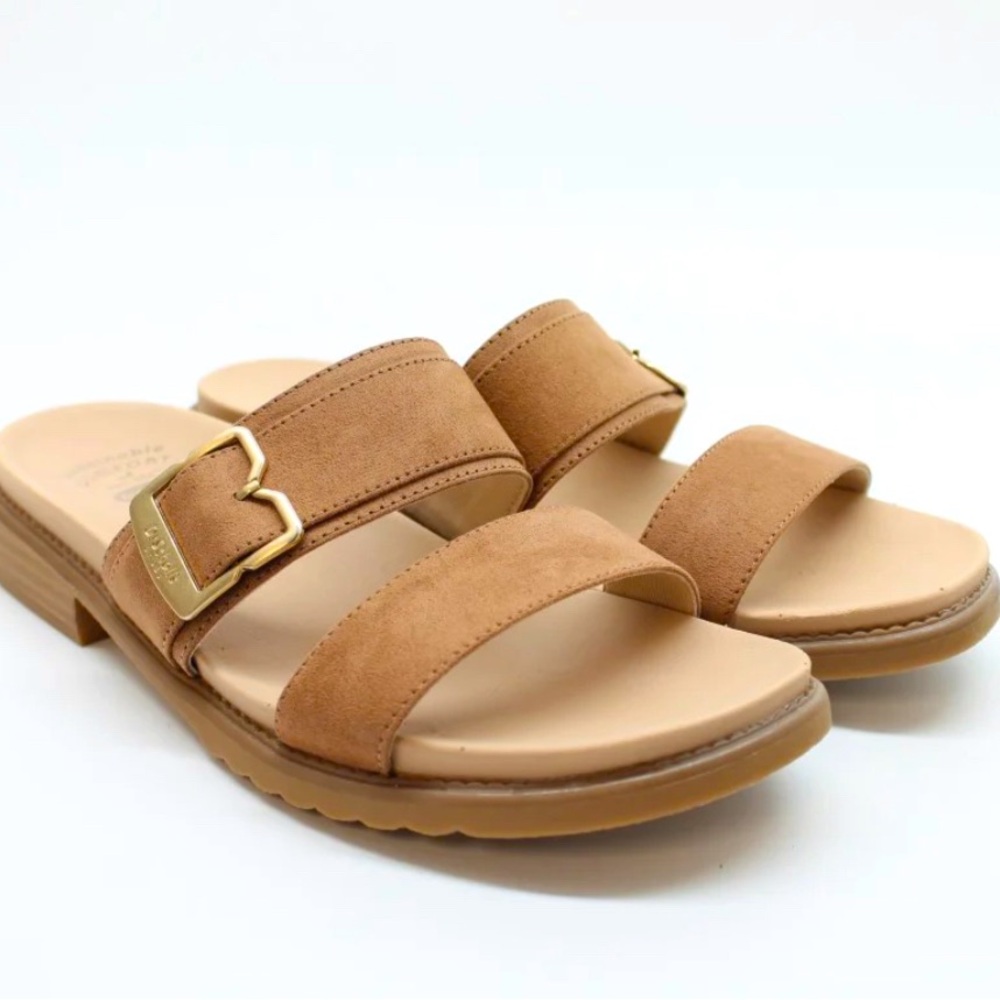 Dr. Scholl’s Alyssa Faux Suede Slip-on Sandals